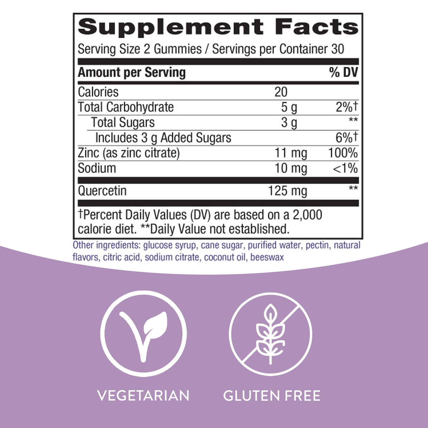 <{%MAIN7_14261%}>Nature's Way® | Quercetin Gummies with Zinc