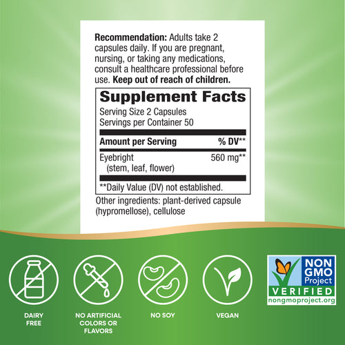 Nature's Way® | Eyebright Herb Sku:12500