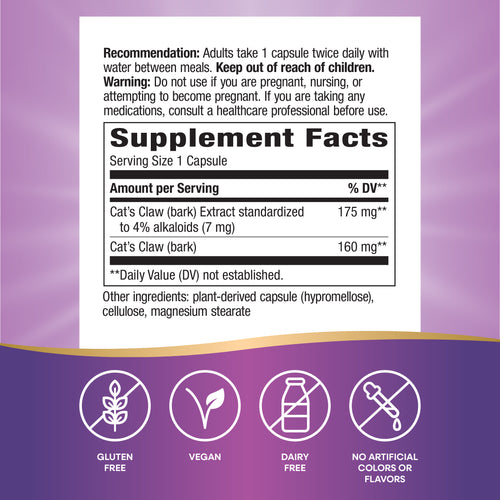 Nature's Way® | Cat's Claw Premium Extract Sku:60700