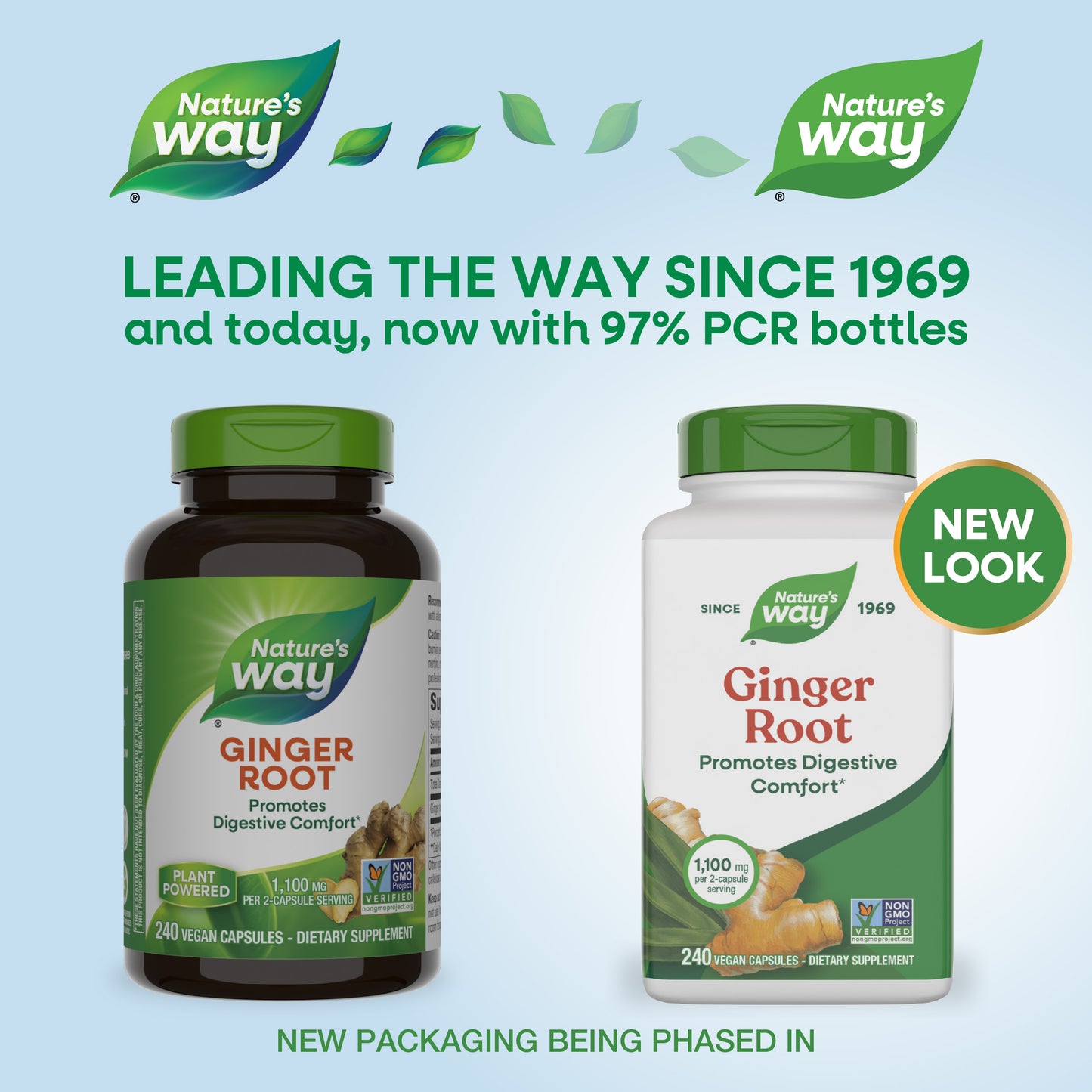 <{%MAIN16_11926%}>Nature's Way® | Ginger Root - package updates old to new