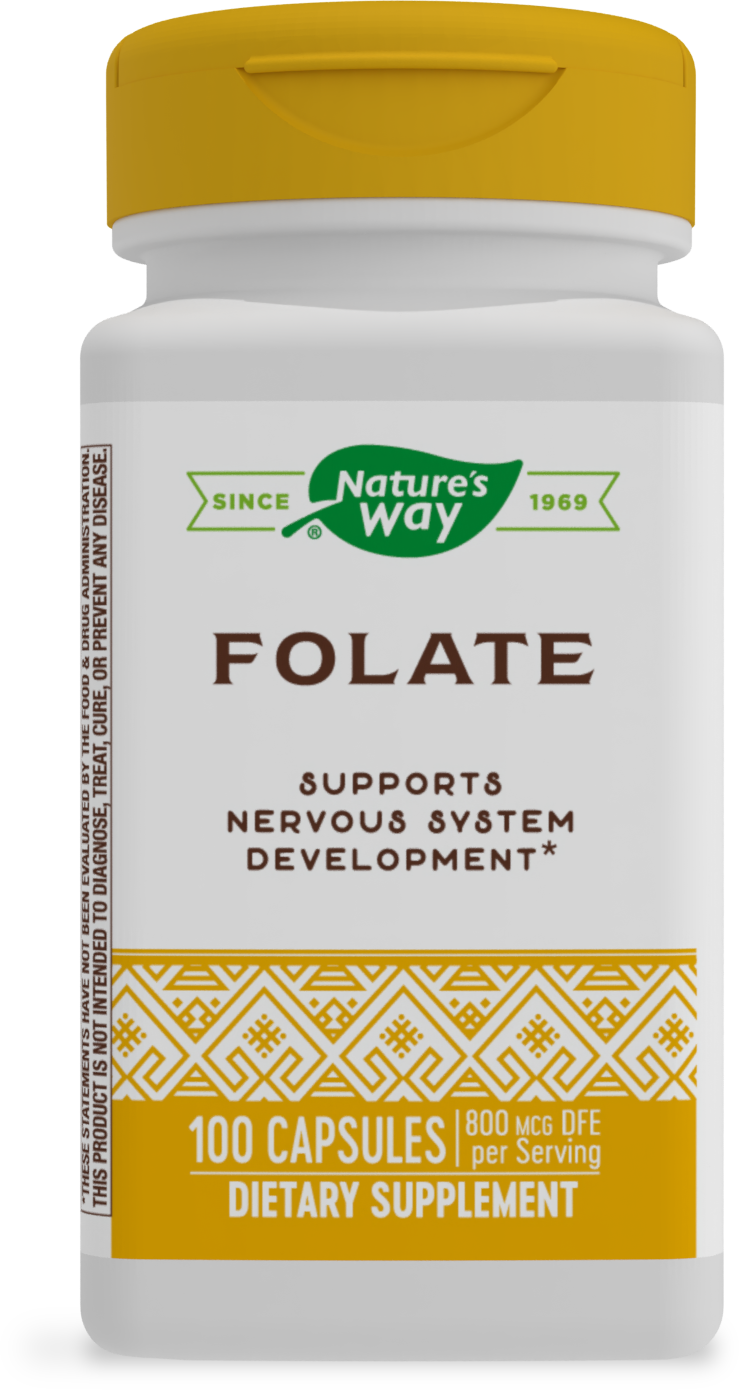 <{%PRIMARY_40451%}>Nature's Way® | Folate, 100 capsules