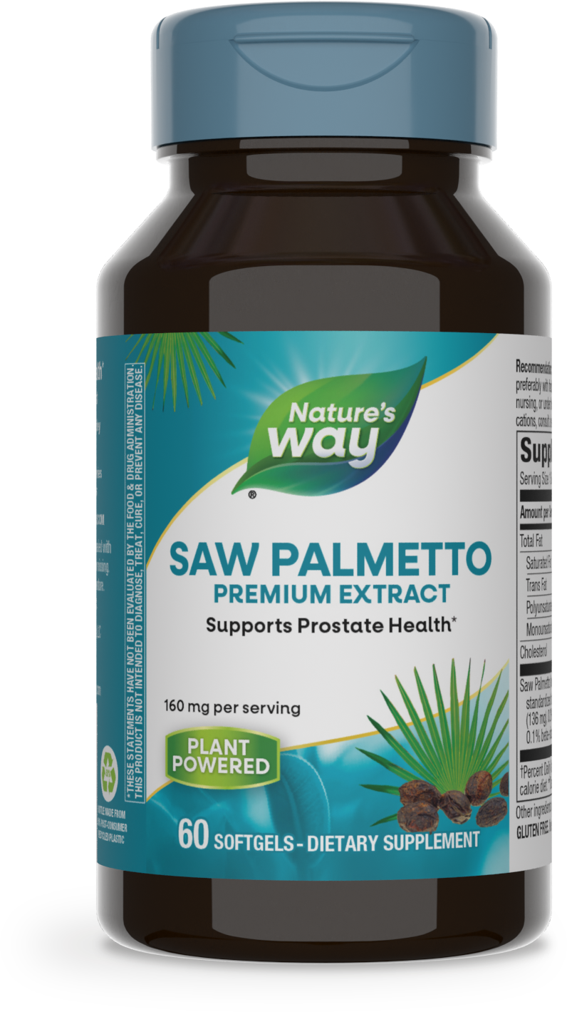 <{%PRIMARY_62800%}>Nature's Way® | Saw Palmetto Premium Extract, 60 softgels