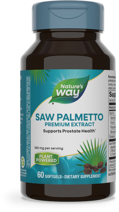 <{%PRIMARY_62800%}>Nature's Way® | Saw Palmetto Premium Extract, 60 softgels