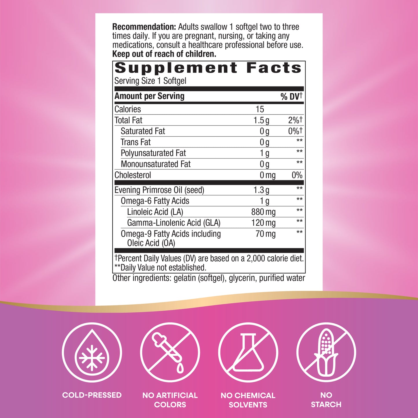 <{%MAIN13_15419%}>Nature's Way® | Evening Primrose Cold-Pressed Oil
