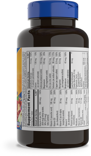 Nature's Way® | Alive! Men's 50+ Complete Multivitamin - right side of pack Sku:14283