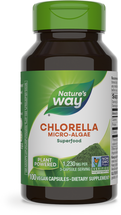 <{%PRIMARY_11850%}>Nature's Way® | Chlorella, 100 capsules