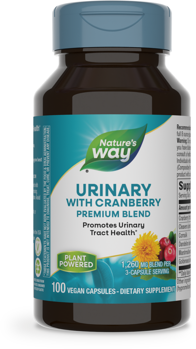<{%PRIMARY_79320%}>Nature's Way® | Urinary with Cranberry Premium Blend, 100 capsules