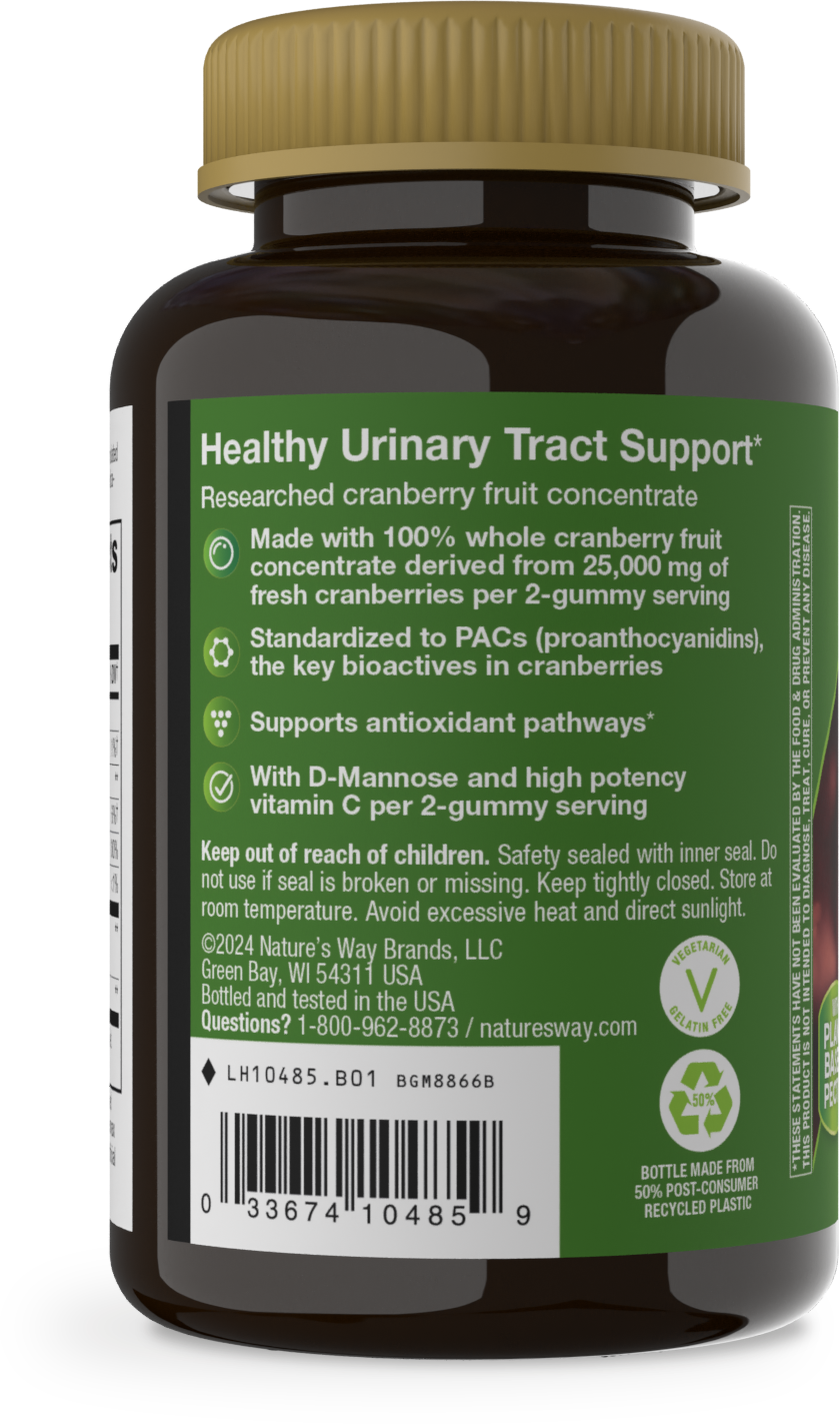 <{%MAIN10_10485%}>Nature's Way® | CranRx Gummies - left side of pack