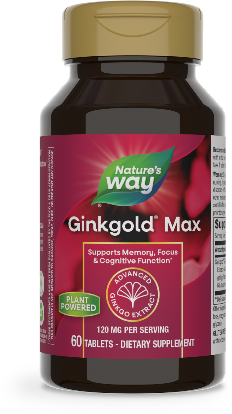 <{%PRIMARY_15251%}>Nature's Way® | Ginkgold Max, 60 tablets