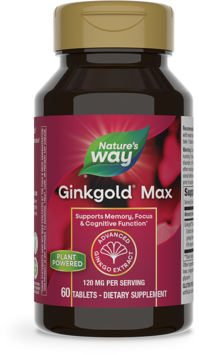 <{%PRIMARY_15251%}>Nature's Way® | Ginkgold Max, 60 tablets