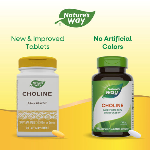 Nature's Way® | Choline - package updates old to new Sku:40460