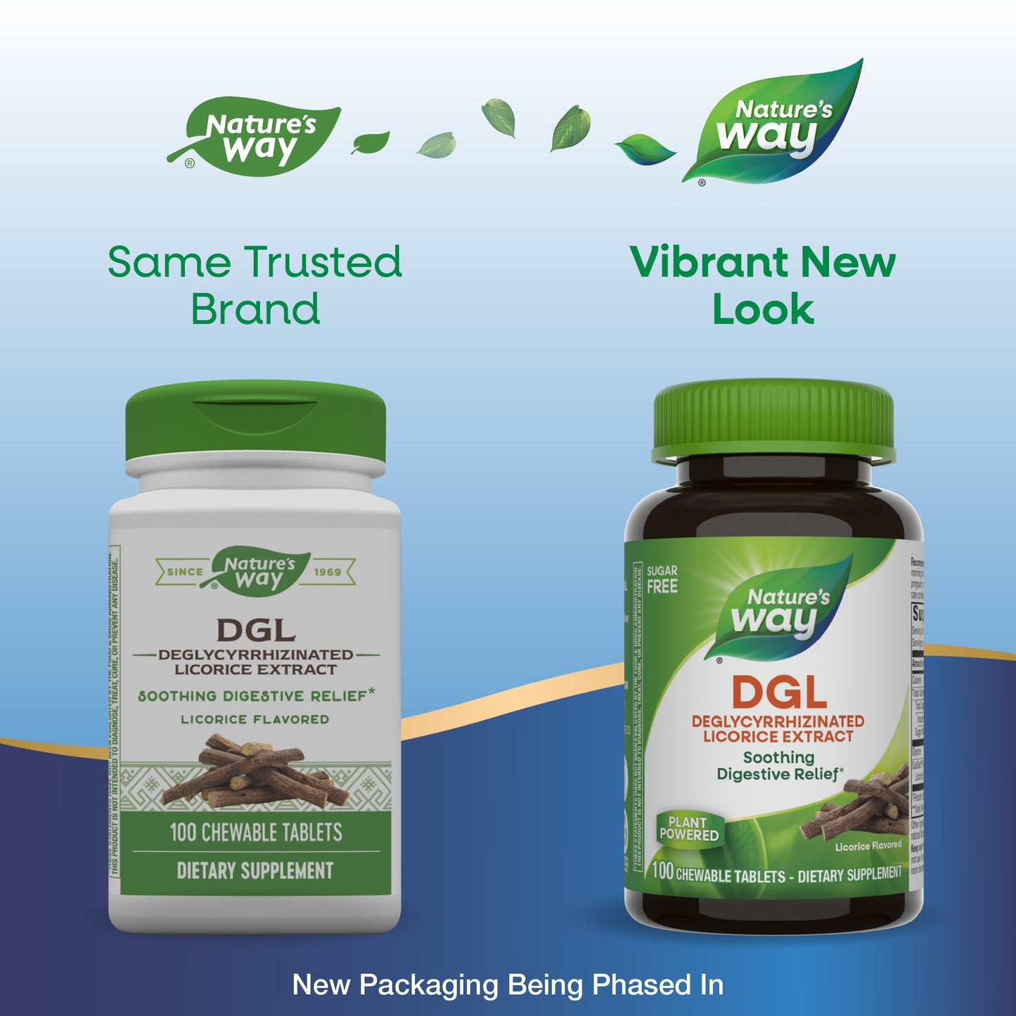 <{%MAIN1_09021%}>Nature's Way® | DGL Sugar Free - package updates old to new