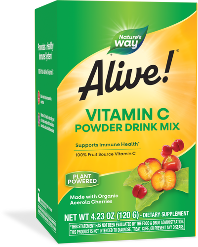 Nature's Way® | Alive! Vitamin C Powder Drink Mix, 4.23 oz (120 g) Sku:15143