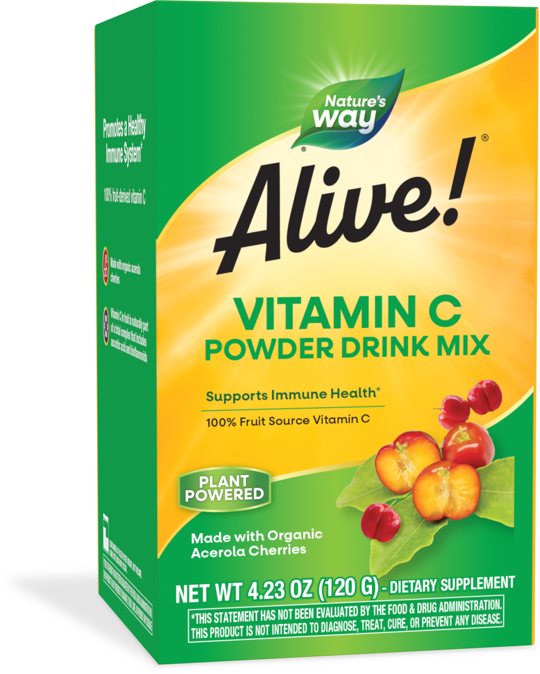<{%PRIMARY_15143%}>Nature's Way® | Alive! Vitamin C Powder Drink Mix, 4.23 oz (120 g)
