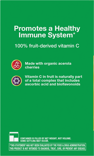 Nature's Way® | Alive! Vitamin C Powder Drink Mix - left side of pack Sku:15143