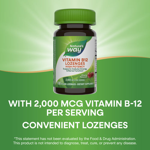 Nature's Way® | Vitamin B12 Lozenges High Potency Sku:40440