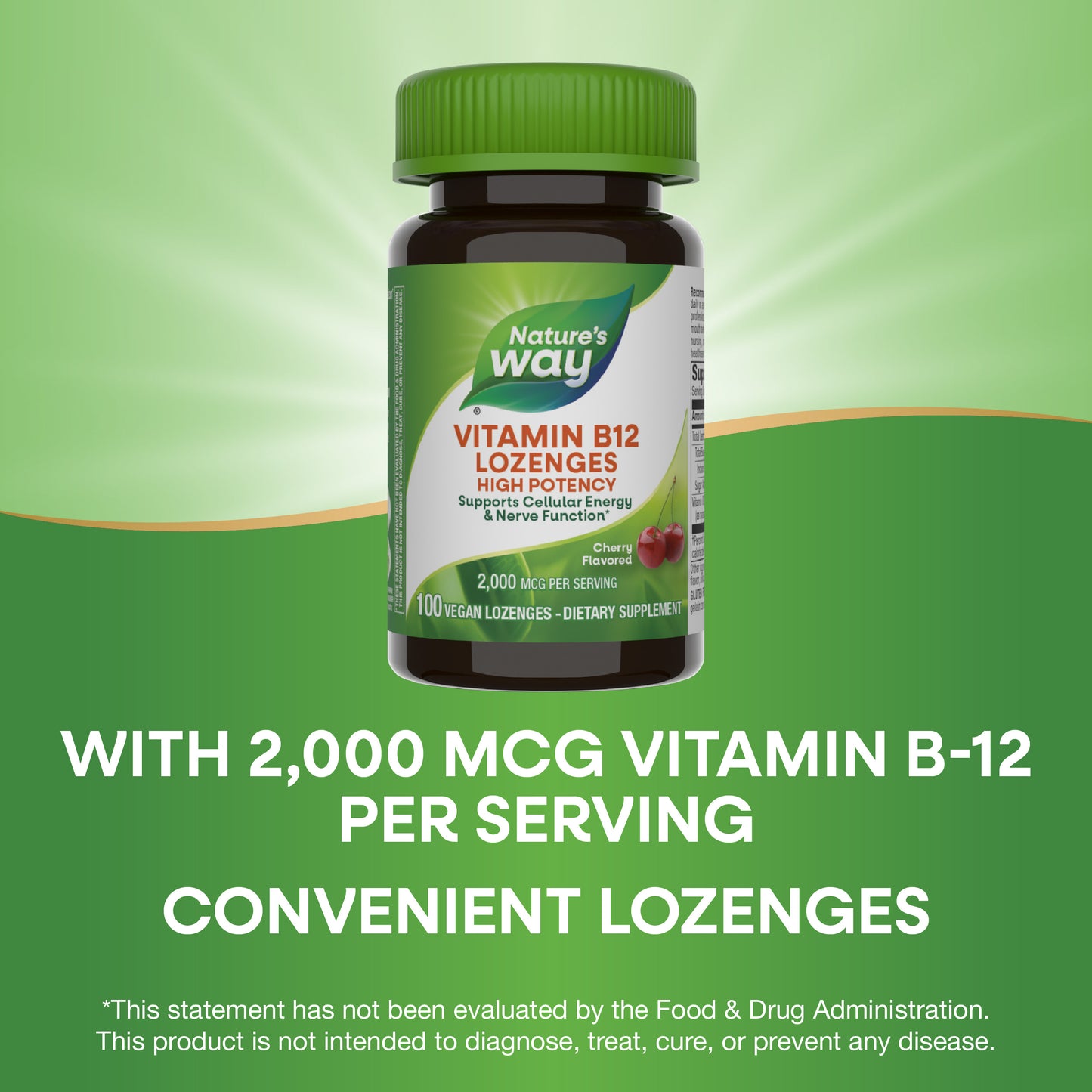 <{%MAIN5_40440%}>Nature's Way® | Vitamin B12 Lozenges High Potency