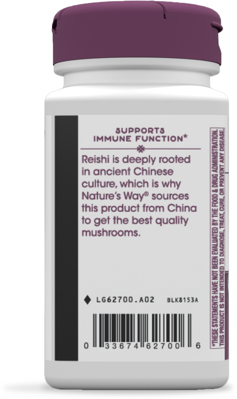 <{%MAIN2_62700%}>Nature's Way® | Reishi Mushroom - left side of pack