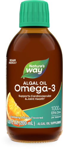 Nature's Way® | Algal Oil Omega-3, 6.8 fl oz (200 ml), Cranberry-Orange Sku:12325C