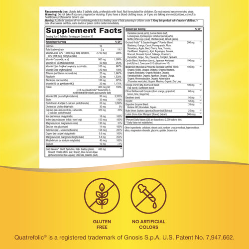 Nature's Way® | Alive! Max3 Potency Adult Complete Multivitamin Sku:14927