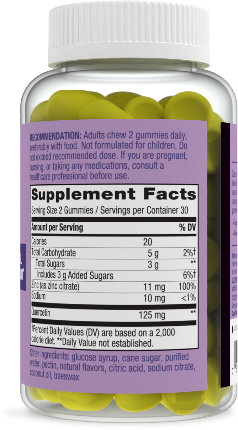 <{%MAIN1_14261%}>Nature's Way® | Quercetin Gummies with Zinc - right side of pack
