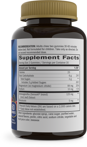 Nature's Way® | Sleep Well Gummies - right side of pack Sku:13920