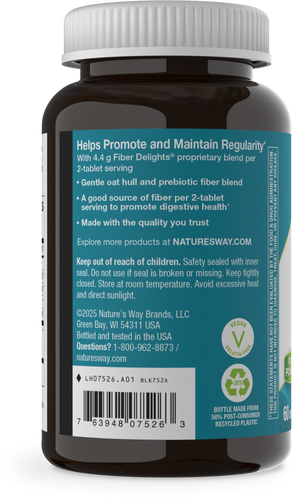 Nature's Way® | Fiber Delights - left side of pack Sku:07526