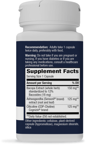 Nature's Way® | Clear Thinking - right side of pack Sku:13690