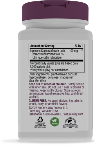 Nature's Way® | Hem-Care Premium Blend - back of pack Sku:03209