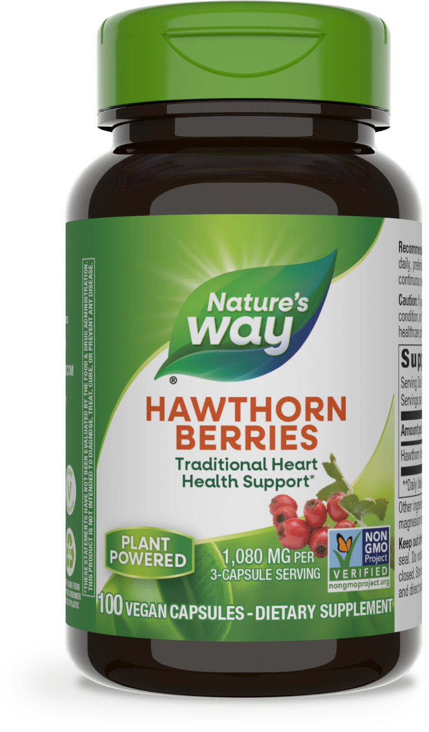 <{%PRIMARY_14100%}>Nature's Way® | Hawthorn Berries, 100 capsules