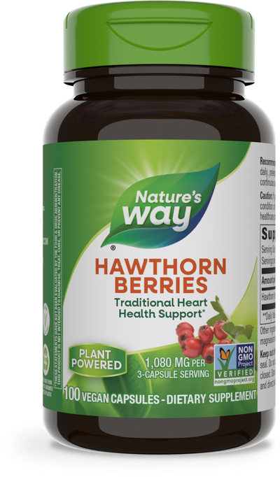 <{%PRIMARY_14100%}>Nature's Way® | Hawthorn Berries, 100 capsules