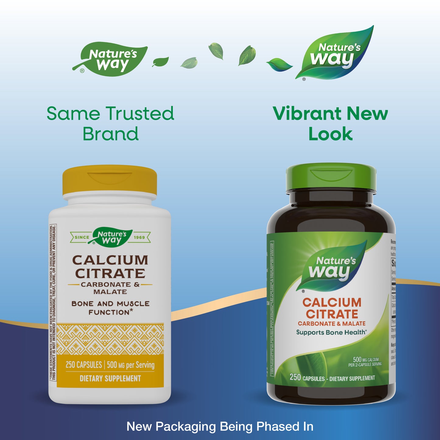 <{%MAIN1_41011%}>Nature's Way® | Calcium Citrate Carbonate & Malate - package updates old to new