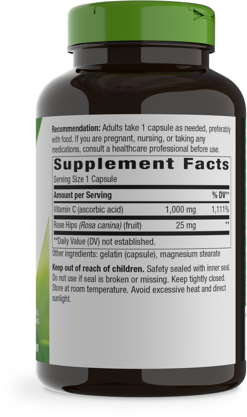 <{%MAIN2_40313%}>Nature's Way® | Vitamin C with Rose Hips Extra Strength - right side of pack
