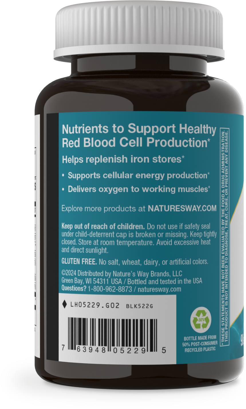 <{%MAIN3_05229%}>Nature's Way® | Ultimate Iron - left side of pack