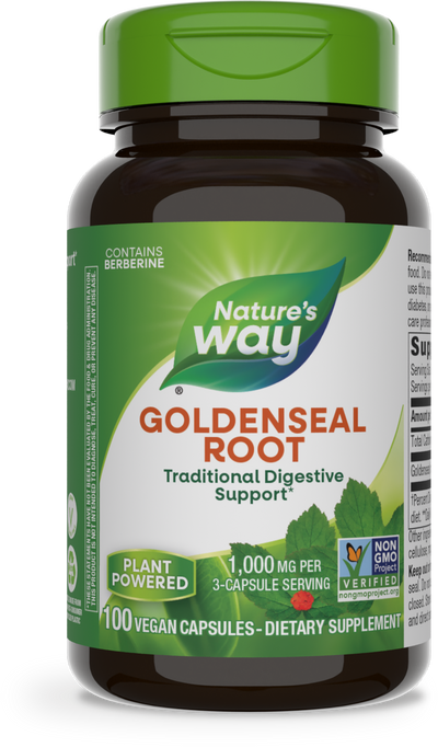 <{%PRIMARY_13800%}>Nature's Way® | Goldenseal Root, 100 capsules