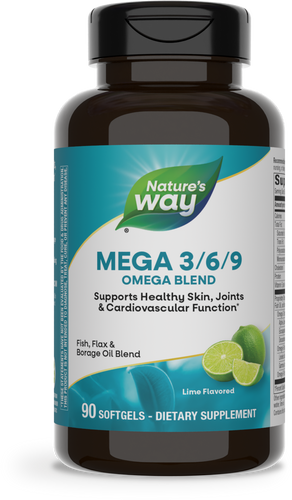 Nature's Way® | Mega 3/6/9, 90 softgels, Lime Sku:15440