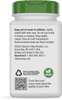 Nature's Way® | Burdock Root - back of pack Sku:11200