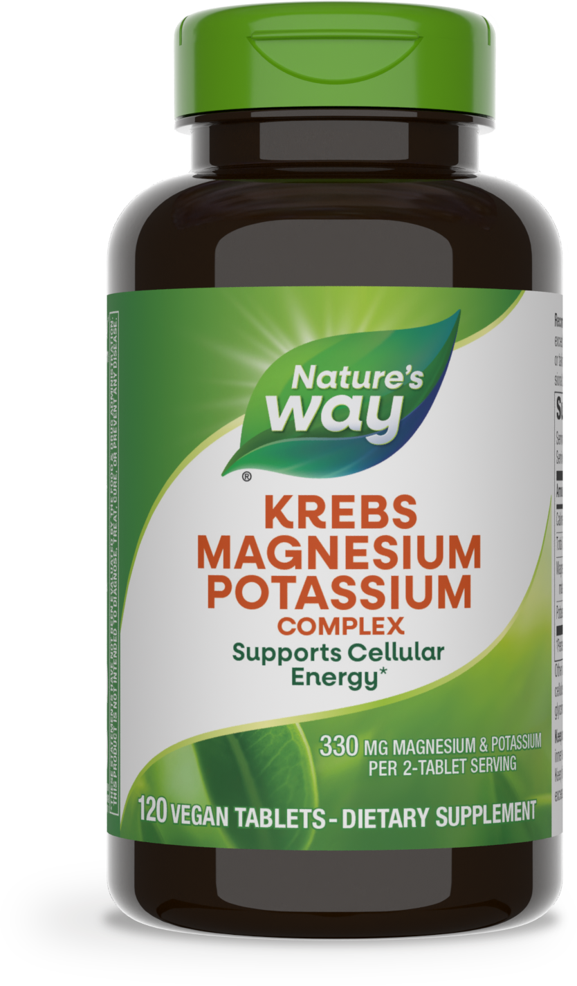 <{%PRIMARY_07766%}>Nature's Way® | Krebs Magnesium Potassium Complex, 120 tablets