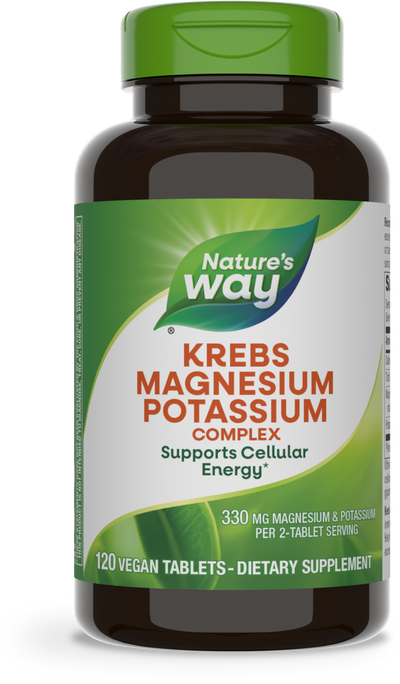 <{%PRIMARY_07766%}>Nature's Way® | Krebs Magnesium Potassium Complex, 120 tablets