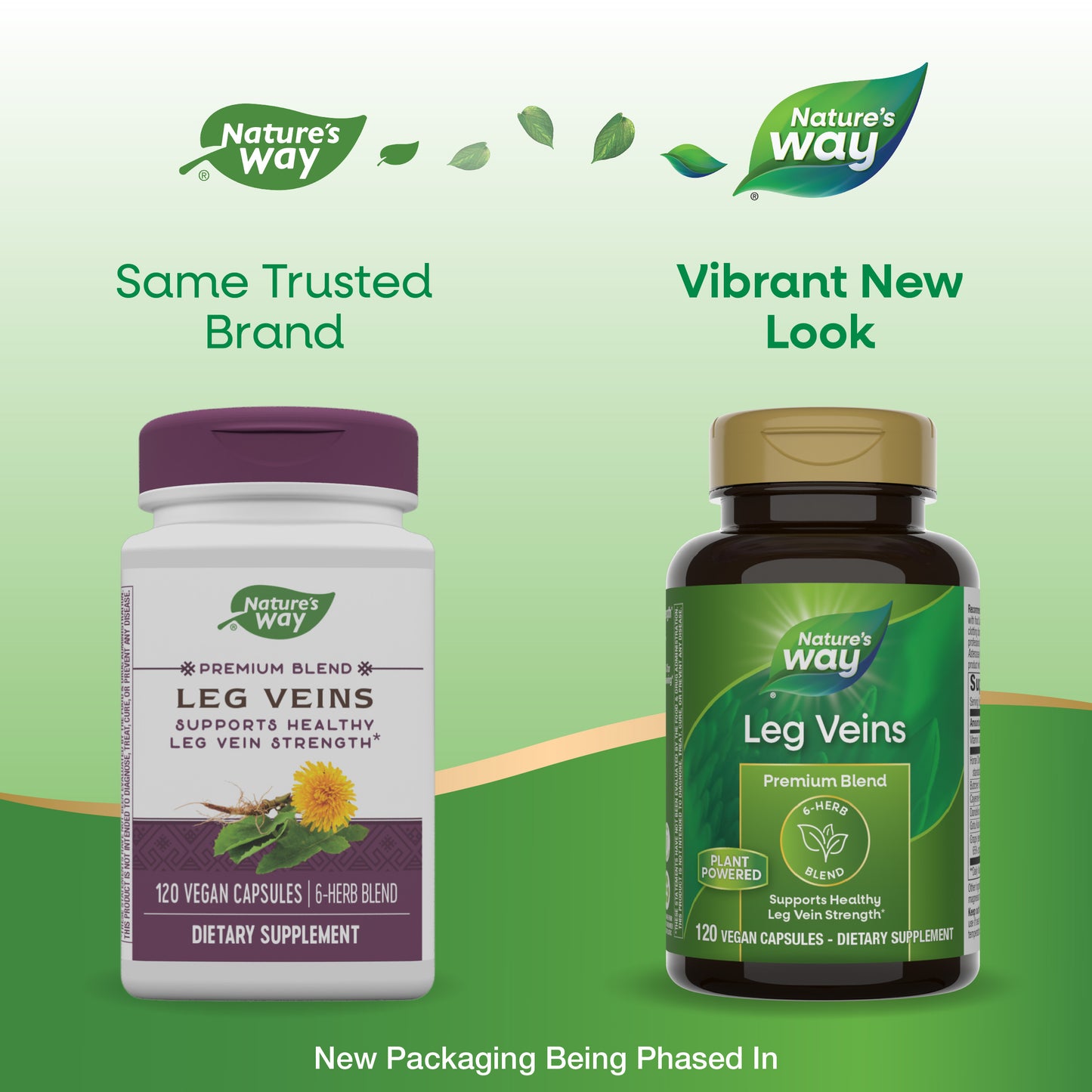 <{%MAIN8_15335%}>Nature's Way® | Leg Veins Premium Blend - package updates old to new