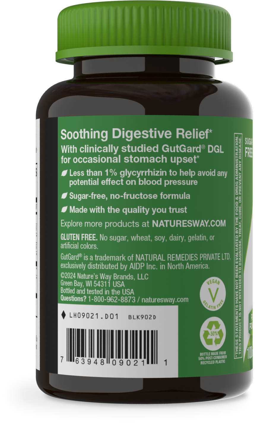 <{%MAIN3_09021%}>Nature's Way® | DGL Sugar Free - left side of pack
