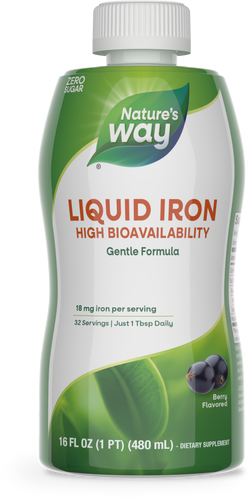 Nature's Way® | Liquid Iron, 16 fl oz (480 ml), Berry Sku:ST1923