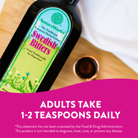NatureWorks Swedish Bitters Supplement Facts