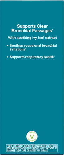 Nature's Way® | Bronchial Soothe Ivy Leaf Extract Syrup - back of pack Sku:08771