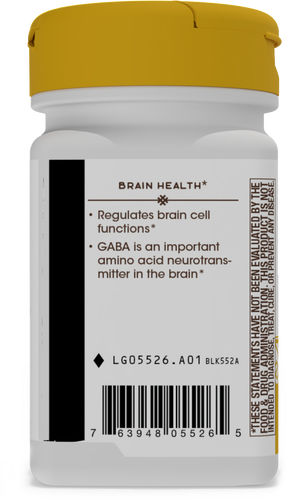 Nature's Way® | GABA - left side of pack Sku:05526