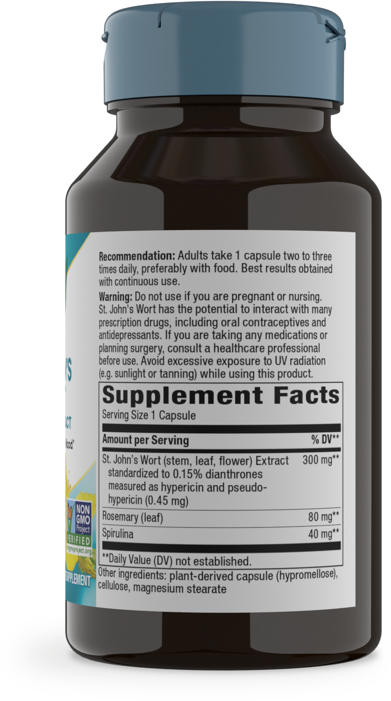 <{%MAIN2_63000%}>Nature's Way® | St. John's Wort Premium Extract - right side of pack