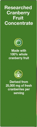 Nature's Way® | CranRx BioActive Cranberry - left side of pack Sku:15289