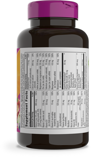 Nature's Way® | Alive! Women's 50+ Complete Multivitamin - right side of pack Sku:13901