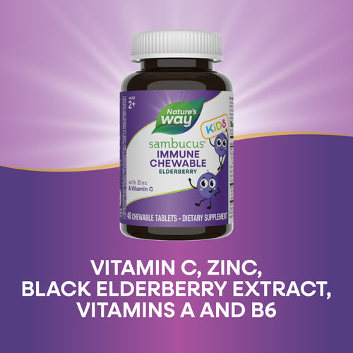 Nature's Way® | Sambucus Kids Immune Chewable Sku:12961