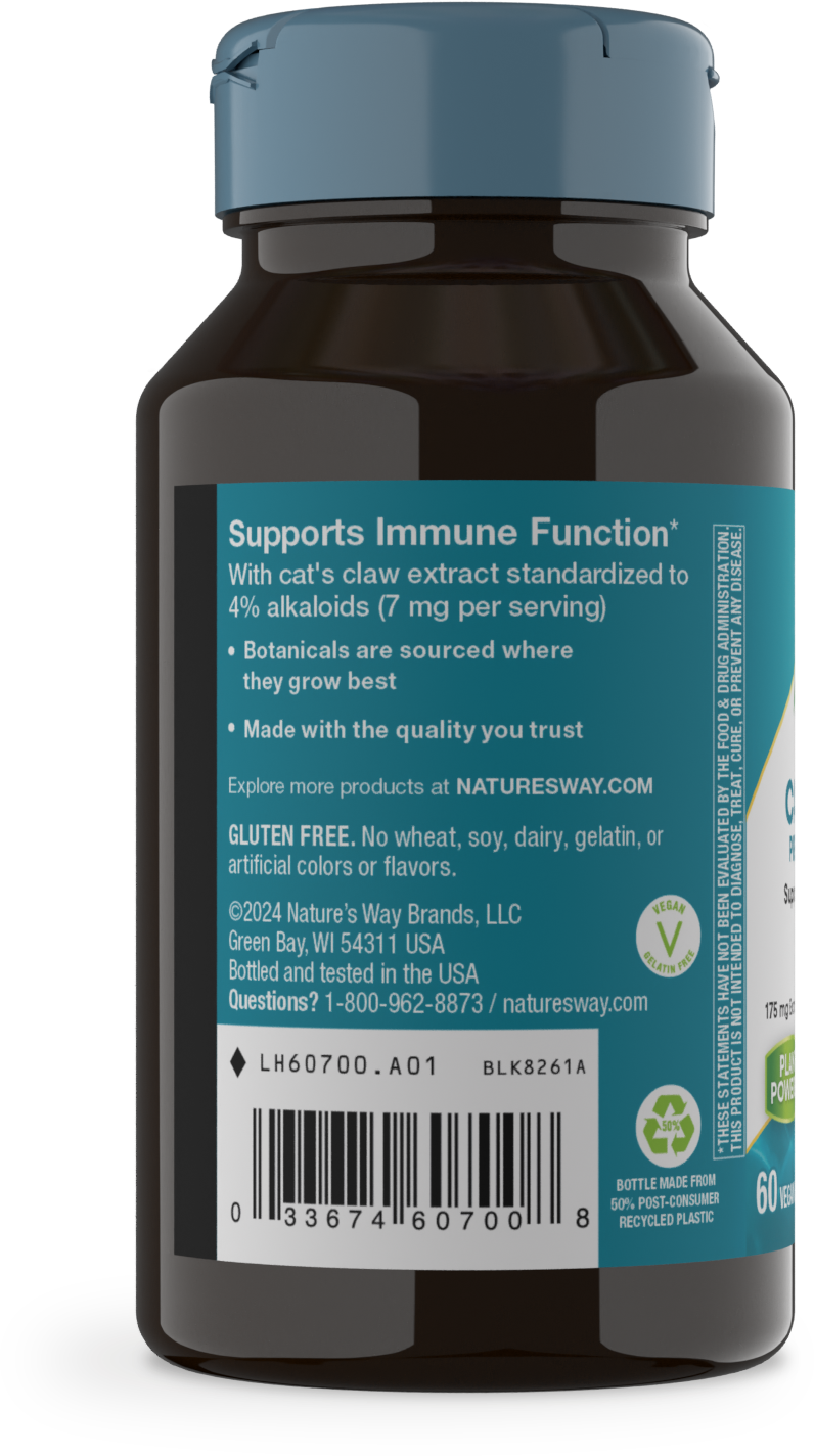 <{%MAIN3_60700%}>Nature's Way® | Cat's Claw Premium Extract - left side of pack